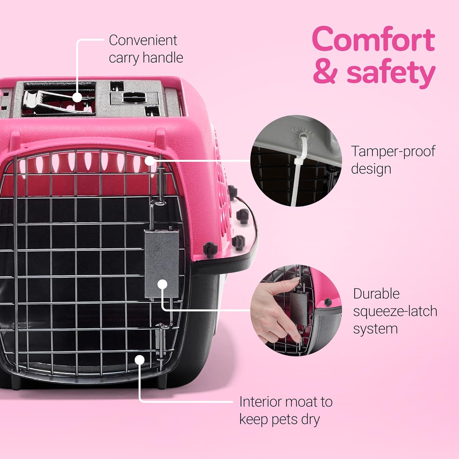Petmate 24\” Two-Door Plastic Pet Kennel review