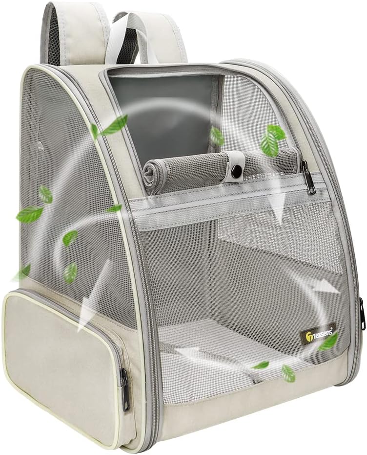 Texsens Innovative Traveler Bubble Backpack Pet Carriers for Cats and Dogs (Black) Texsens Innovative Traveler Bubble Backpack Pet Carriers for Cats and Dogs (Black)