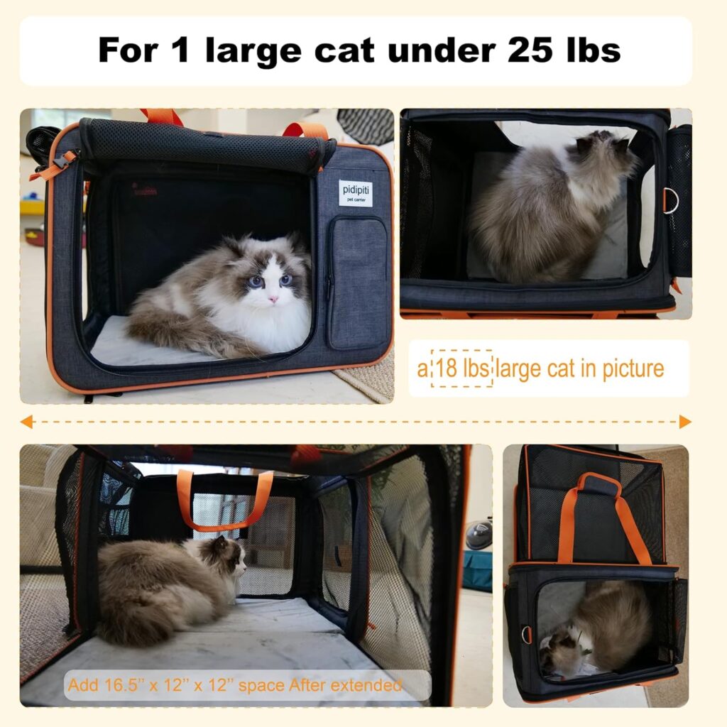 20x14x14 expandable pet carrier review