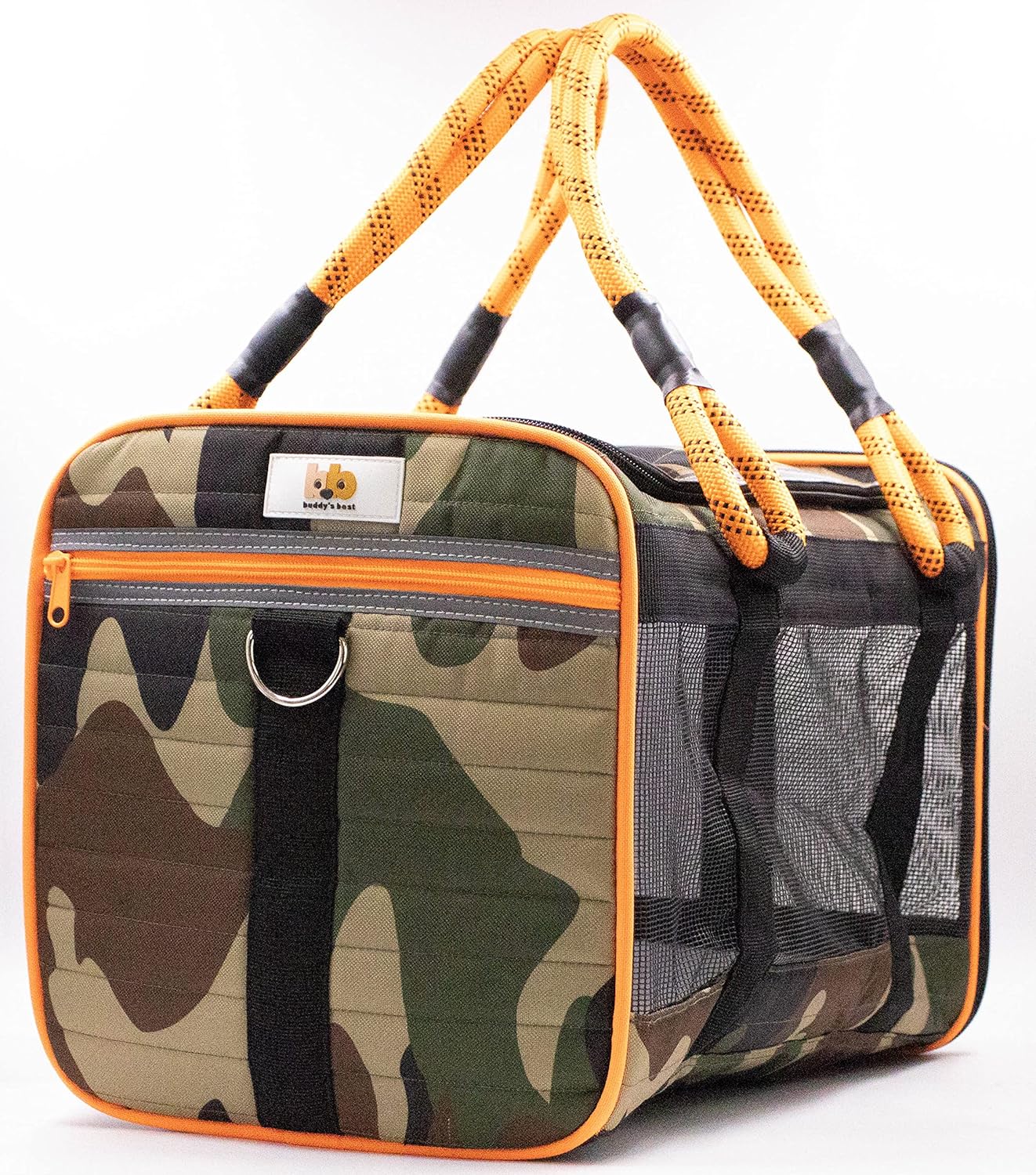 Buddy’s Best Pet Carrier – Army Camo & Orange review