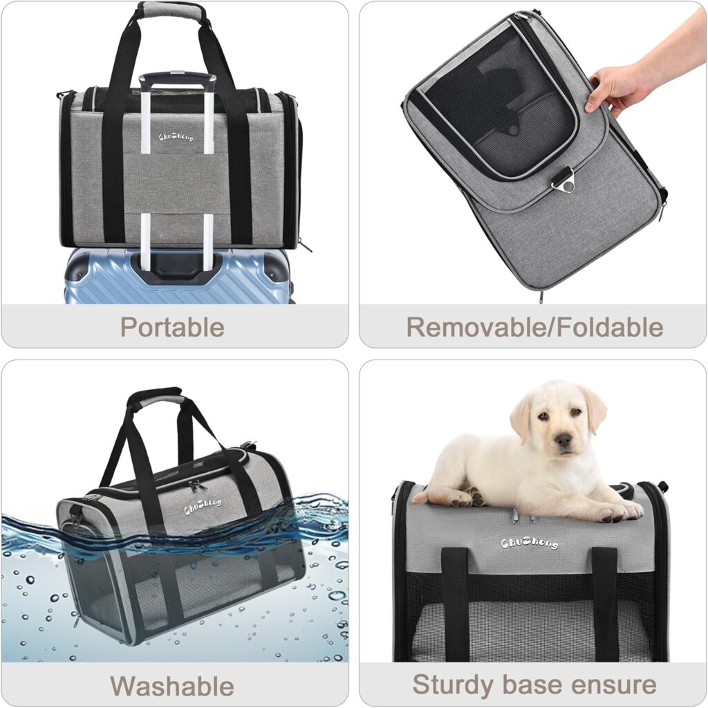 Chuzhong airline approved pet carrier (grey) review