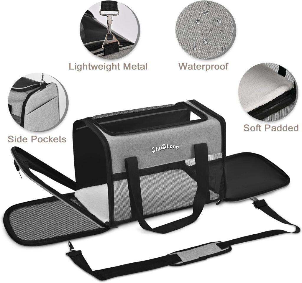Chuzhong airline approved pet carrier (grey) review