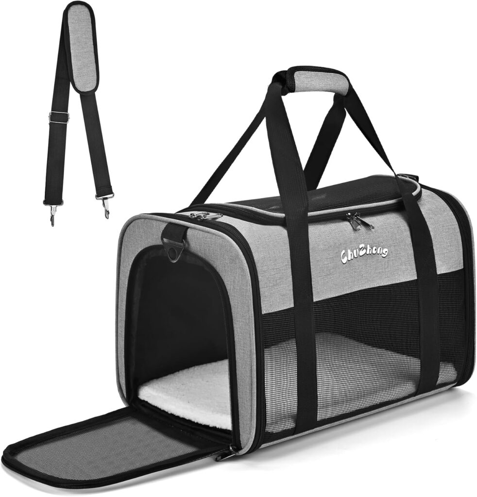 Chuzhong airline approved pet carrier (grey) review