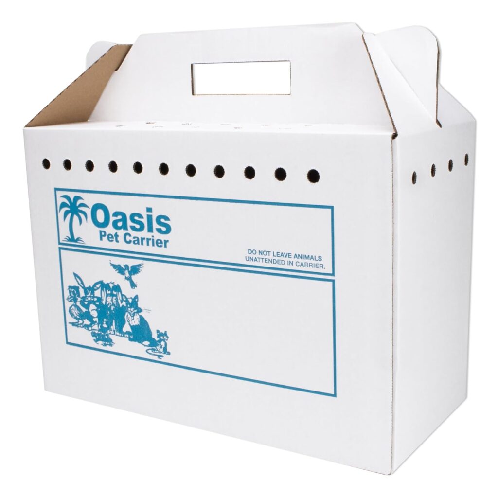 Disposable cardboard pet carrier review