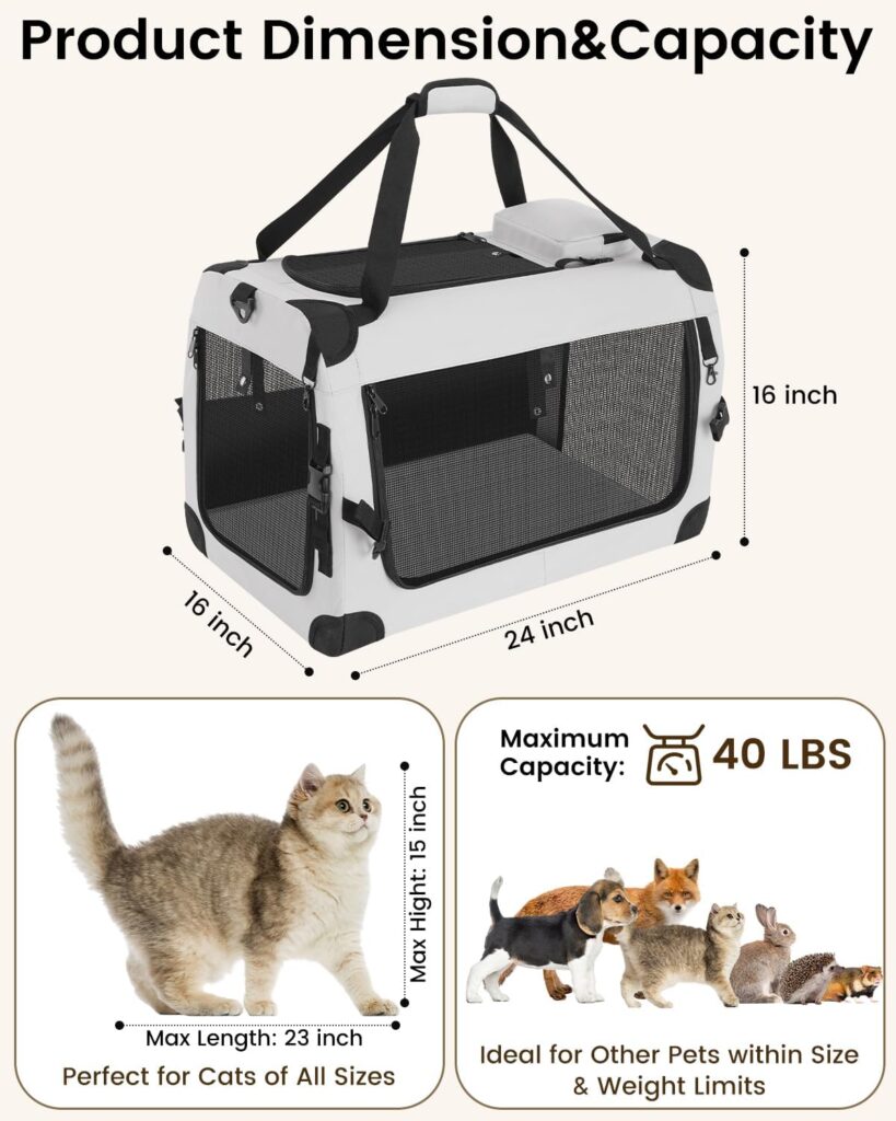 Extra large cat carrier for 2 cats review