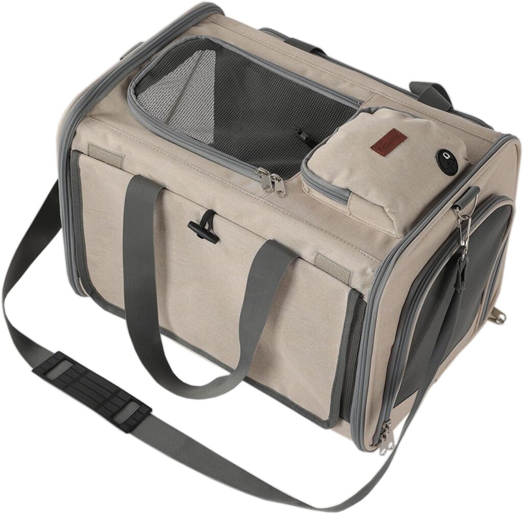 Hsc pet soft cat carrier (khaki 2) review