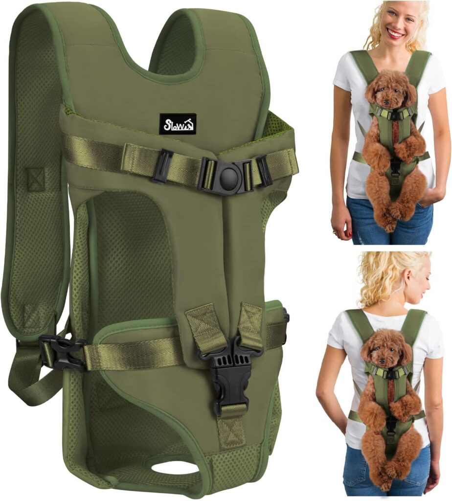 Lukovee dog backpack carrier (green x-large) review