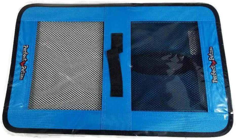 Pet Travel Bag for Originals Minis, Small Pet Carrier w/Mesh Nylon Lining, Dog Carrier for Medium Dogs, Versatile Kitten Carrier Puppy Carrier, Easy to Clean, Blue - Perfect Petzzz Pet Travel Bag for Originals Minis, Small Pet Carrier w/Mesh Nylon Lining, Dog Carrier for Medium Dogs, Versatile Kitten Carrier Puppy Carrier, Easy to Clean, Blue - Perfect Petzzz