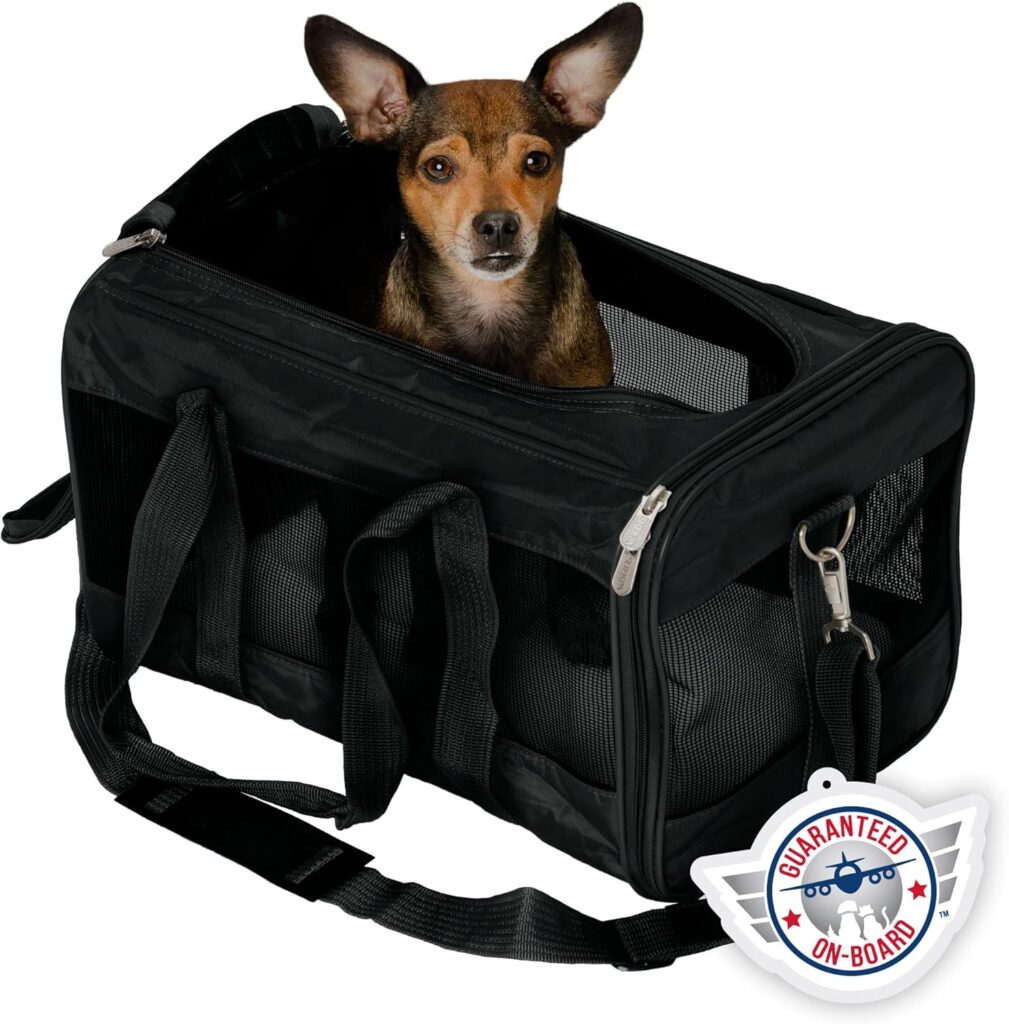 Sherpa deluxe travel pet carrier black large review