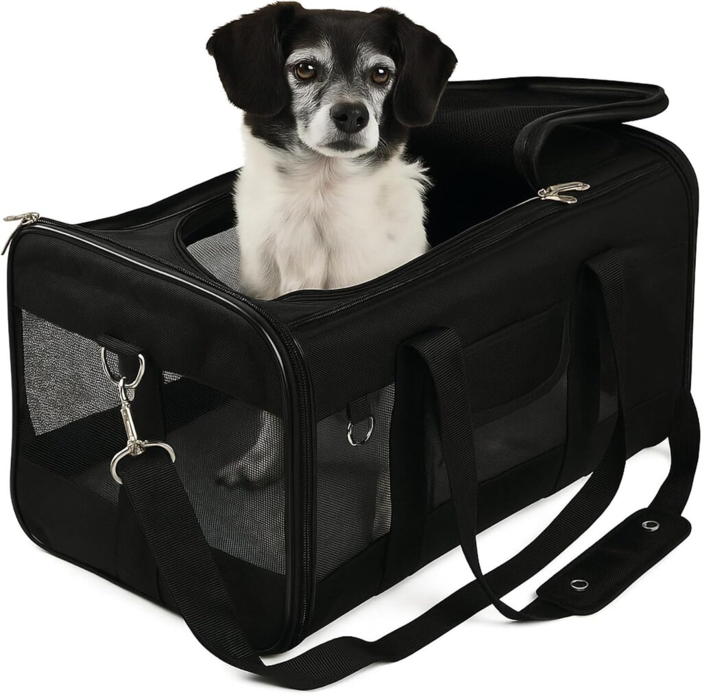 Sherpa deluxe travel pet carrier black large review