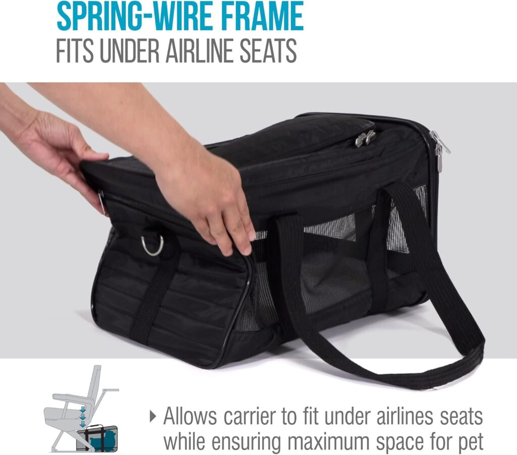 Sherpa deluxe travel pet carrier black large review