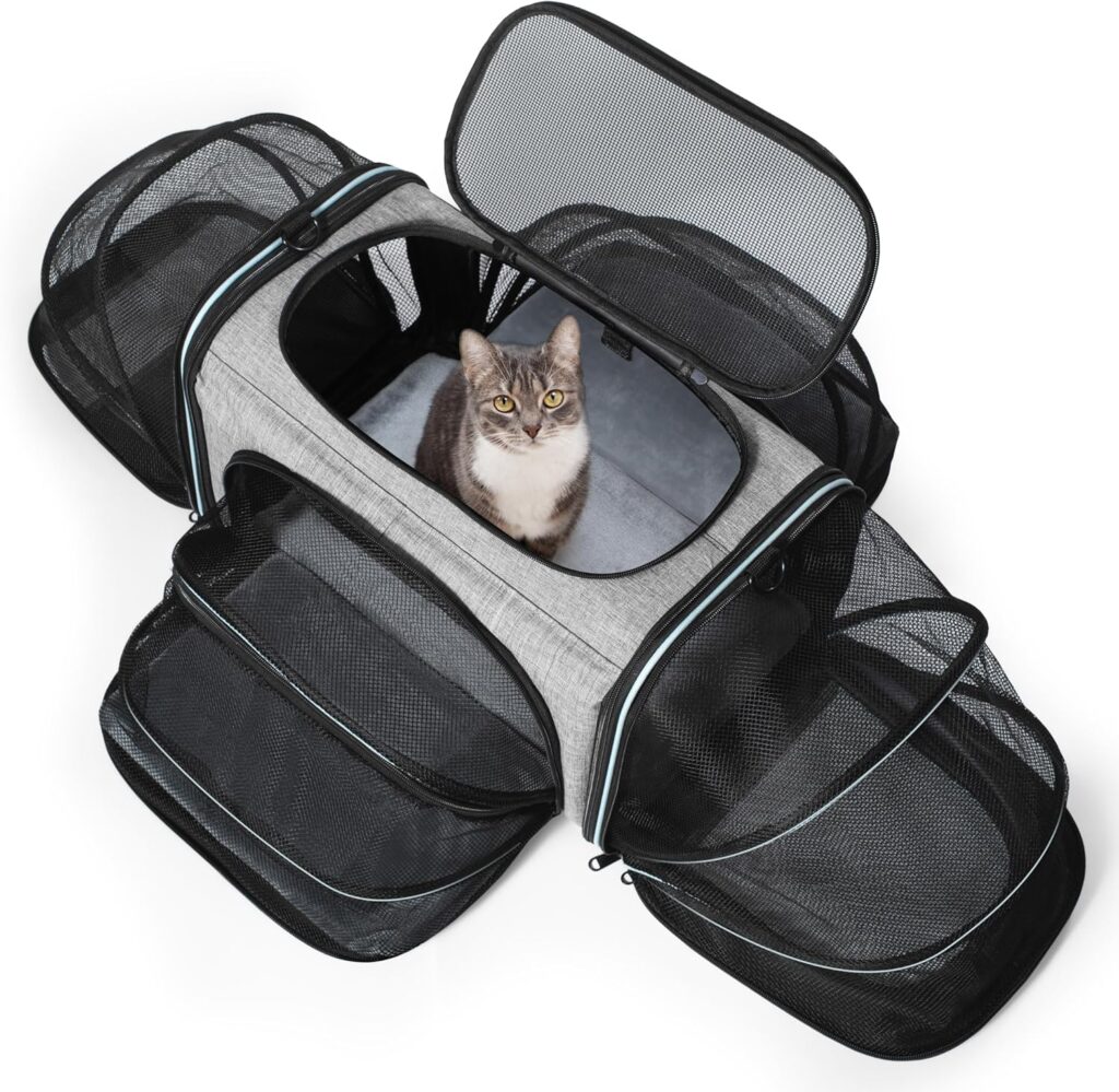 Siivton 4-sides expandable pet carrier review