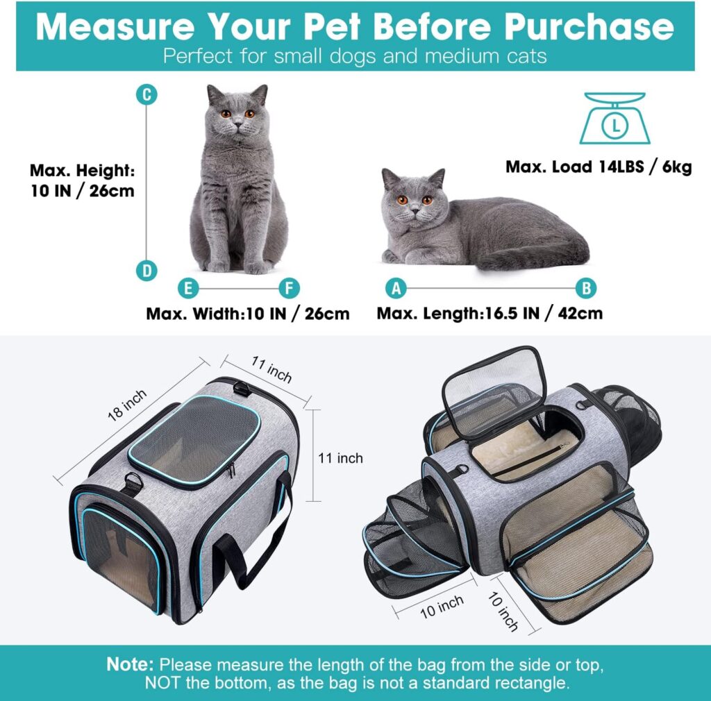 Siivton 4-sides expandable pet carrier review