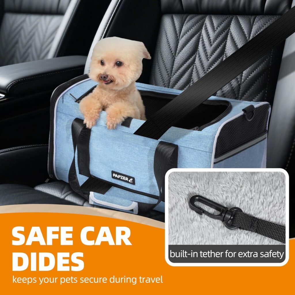 Top loading medium cat carrier with privacy curtain