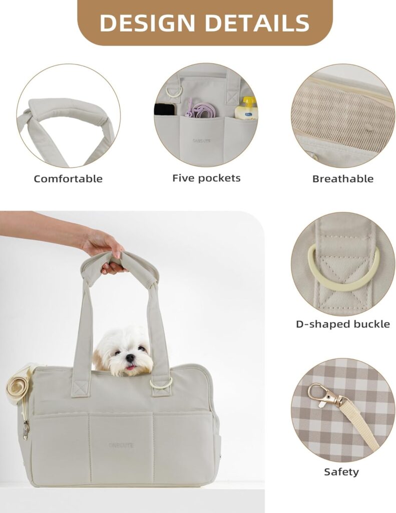 Dog purse carrier with large pockets review