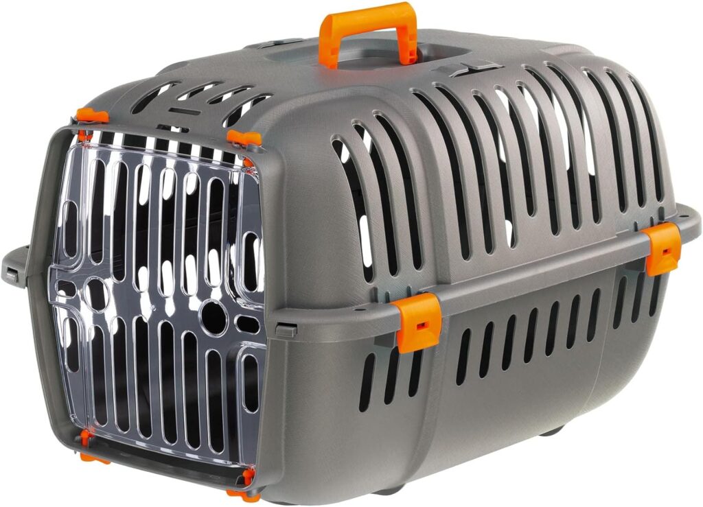 Ferplast Jet Pet Carrier: Value Dog Carrier Suitable for XS Dog Breeds Small Cats, Assembled Dimensions: 22L x 14.5W x 13H inches, Orange, (73043023PBUS) Ferplast jet pet carrier review
