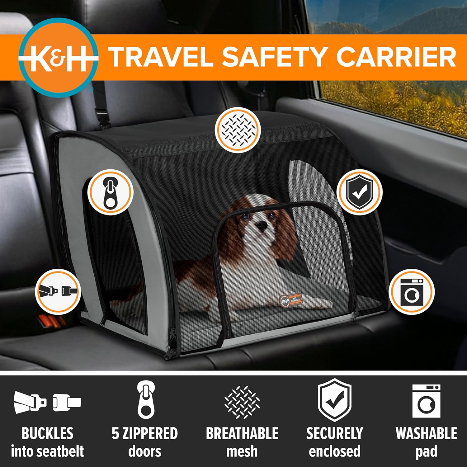 K&H Pet Products Enclosed Dog Car Seat review