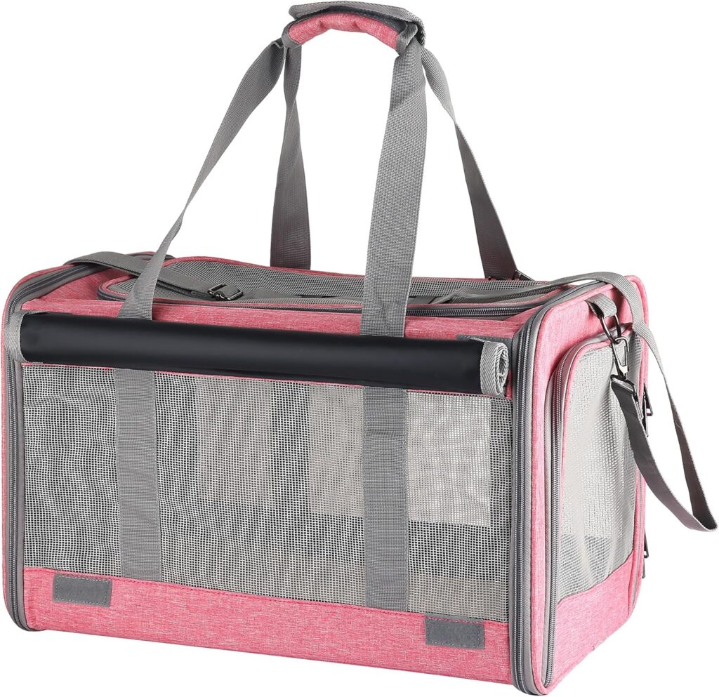 Large cat carrier dog soft-sided carrier (large_blue) review
