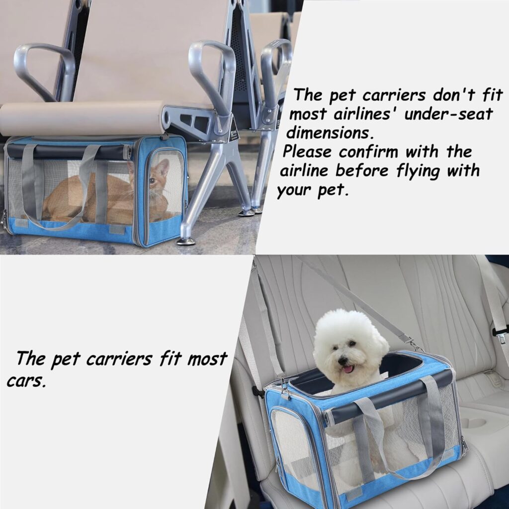 Large cat carrier dog soft-sided carrier (large_blue) review