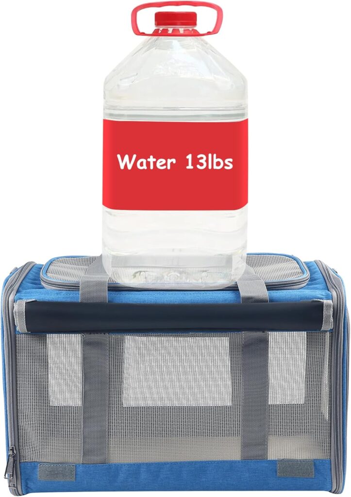 Large cat carrier dog soft-sided carrier (large_blue) review