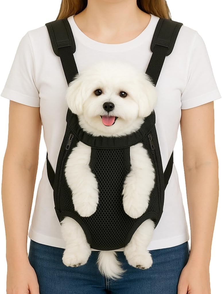 Mosago Dog Backpack Carrier, Adjustable Pet Front Carriers, Legs Out Carrying Sling Travel Bag for Small Medium Dogs 7-11 Lbs, Soft Wearable Puppy Chest Carry Backpacks for Walking/Hiking/Camping Mosago Dog Backpack Carrier, Adjustable Pet Front Carriers, Legs Out Carrying Sling Travel Bag for Small Medium Dogs 7-11 Lbs, Soft Wearable Puppy Chest Carry Backpacks for Walking/Hiking/Camping