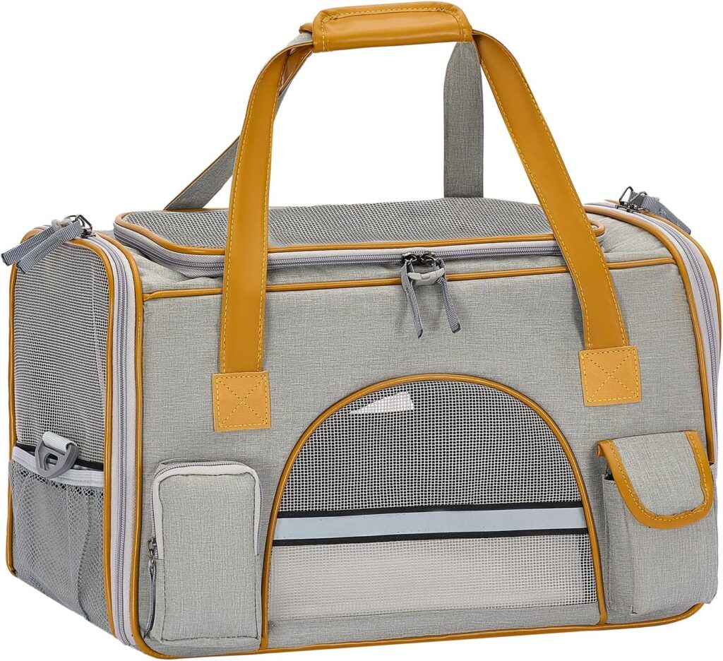 Pesen 18x11x11 Inches Cat Carrier– Fits Pets Up to 16 lbs, Anti-Collapse Design, Multiple Storage Pockets, Cat Carrier Soft Ideal for Medium Cats, Puppy, Rabbits and Other Small Animals Pesen 18x11x11 inches cat carrier review