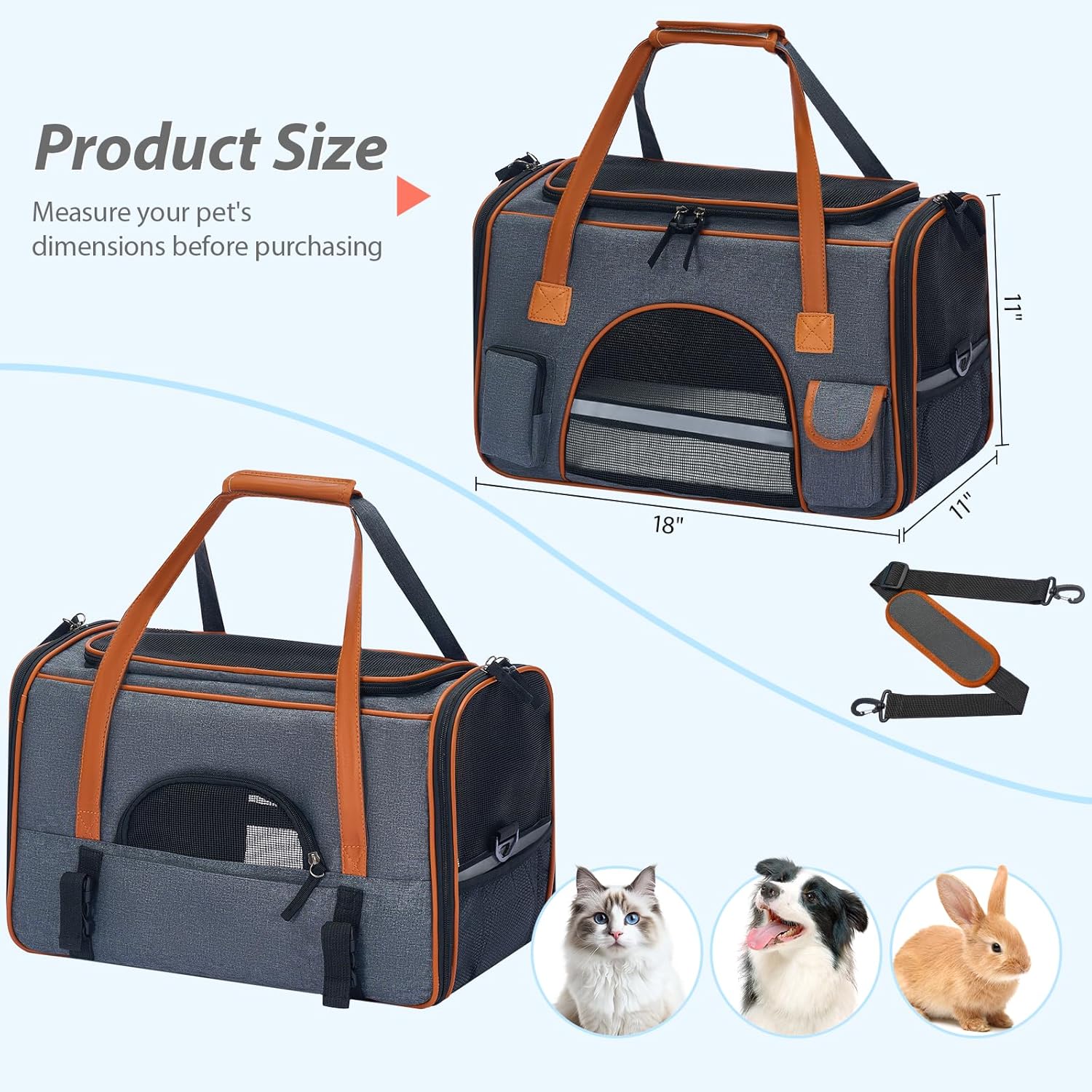 Pesen 18x11x11 Inches Cat Carrier review