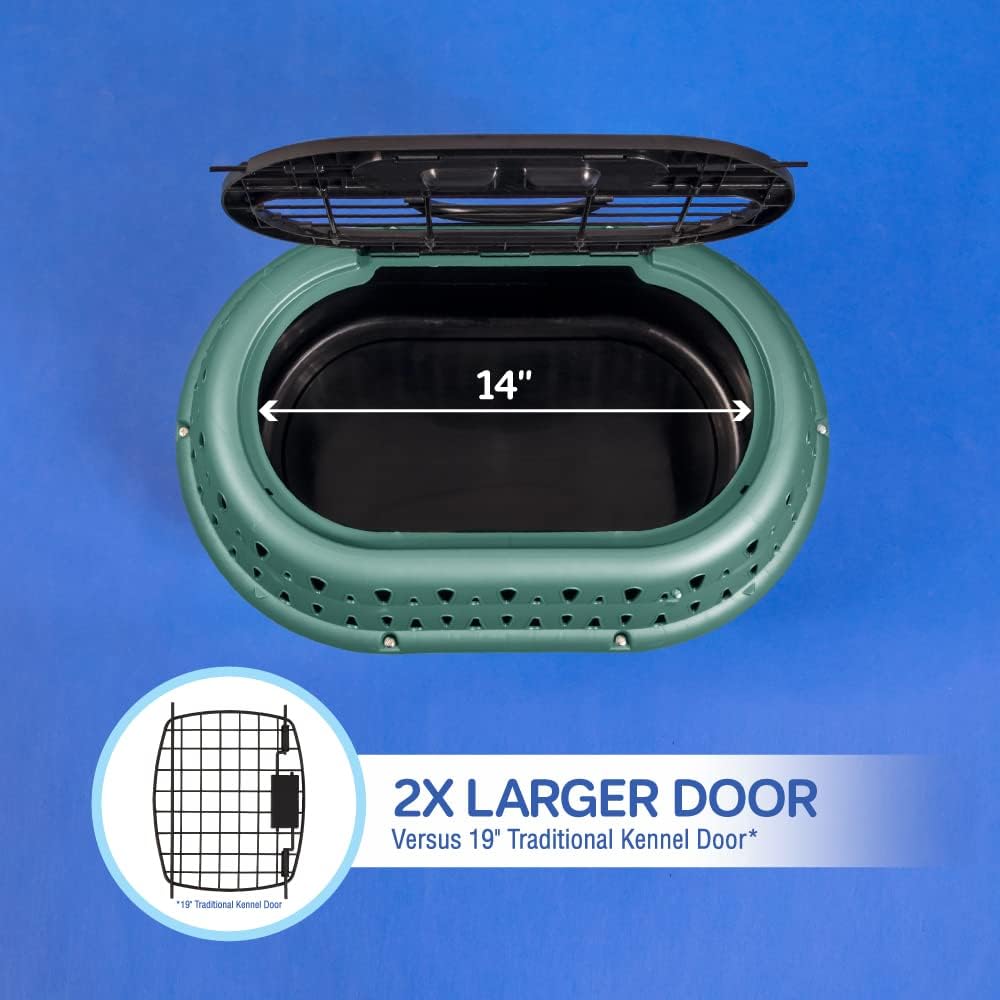 Petmate Top Load Plastic Cat Kennel for Small Dogs, Puppies Cat Carriers, One-Door, Top Loading, Made in USA, 19 for Pets Up Tp 10 lb, Purple Petmate Top Load Plastic Cat Kennel for Small Dogs, Puppies Cat Carriers, One-Door, Top Loading, Made in USA, 19 for Pets Up Tp 10 lb, Purple