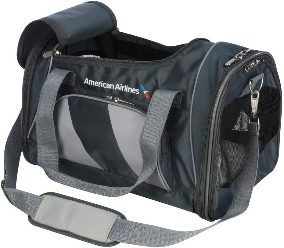 Sherpa Delta Airlines Travel Pet Carrier, Airline Approved Guaranteed On Board - Black, Medium Sherpa Delta Airlines Travel Pet Carrier, Airline Approved Guaranteed On Board - Black, Medium