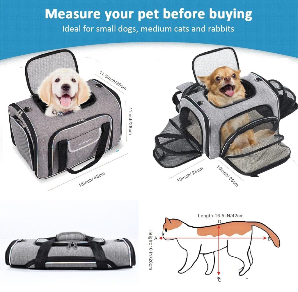 Airline approved cat carrier under seat review