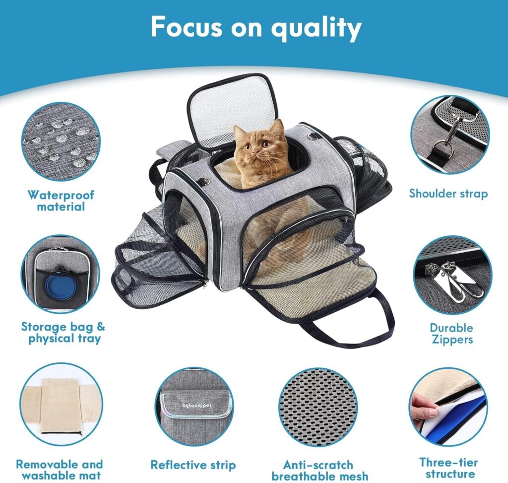 Airline approved cat carrier under seat review