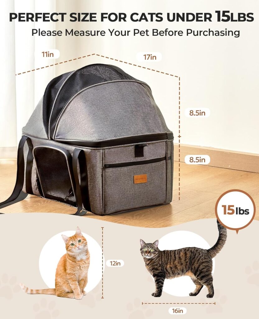 Burgeonnest soft sided cat bag carrier review