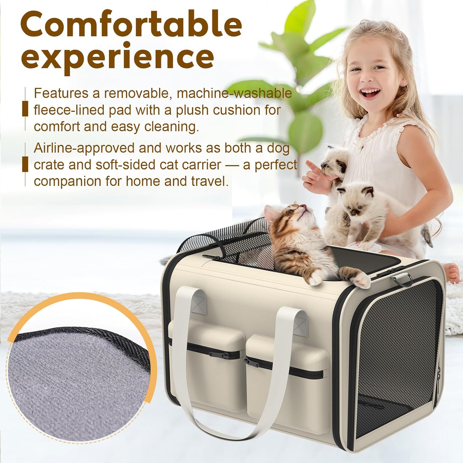 Cat Carrier Soft Airline Approved review