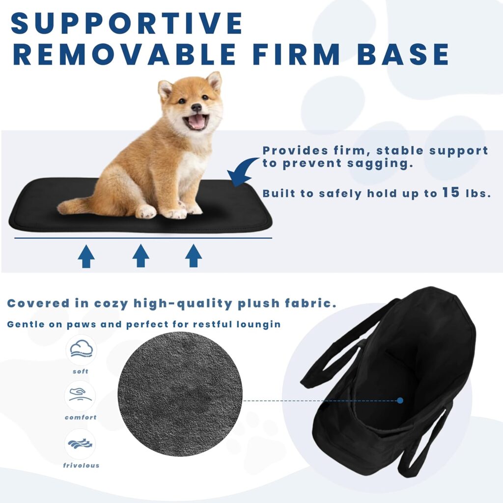 Lightweight puffy quilted dog purse carrier review