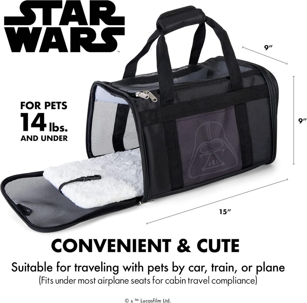 Star wars for pets darth vader pet carrier