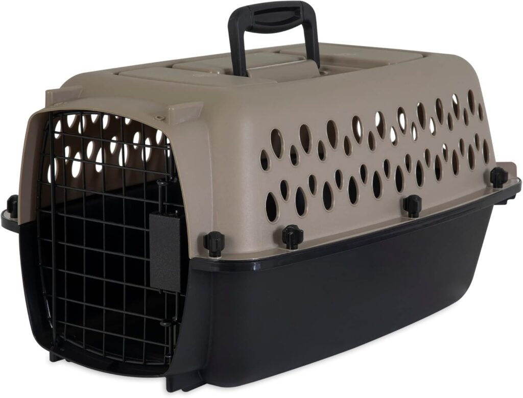 Petmate Vari Dog Kennel Portable Airline-Friendly Carriers Crates for Small Dogs and Puppies, Durable Plastic, Pet Carrier For Home and Travel, XS Extra Small For Dogs Up To Lbs, Taupe Petmate Vari Dog Kennel Portable Airline-Friendly Carriers Crates for Small Dogs and Puppies, Durable Plastic, Pet Carrier For Home and Travel, XS Extra Small For Dogs Up To Lbs, Taupe