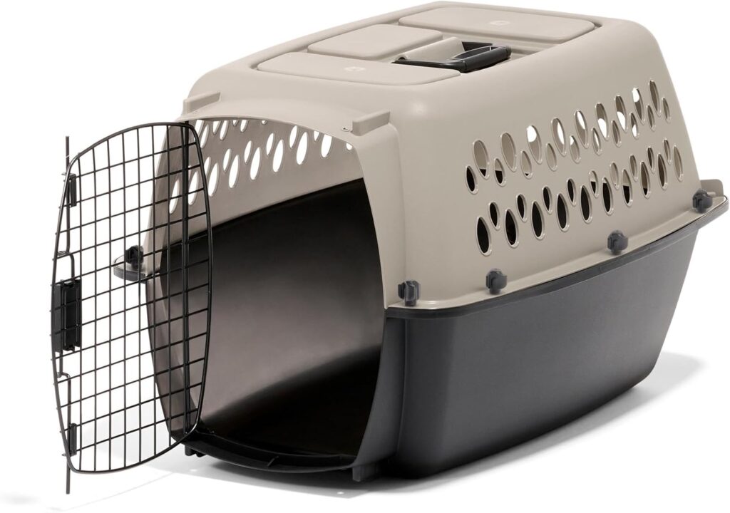 Petmate Vari Dog Kennel Portable Airline-Friendly Carriers Crates for Small Dogs and Puppies, Durable Plastic, Pet Carrier For Home and Travel, XS Extra Small For Dogs Up To Lbs, Taupe Petmate Vari Dog Kennel Portable Airline-Friendly Carriers Crates for Small Dogs and Puppies, Durable Plastic, Pet Carrier For Home and Travel, XS Extra Small For Dogs Up To Lbs, Taupe