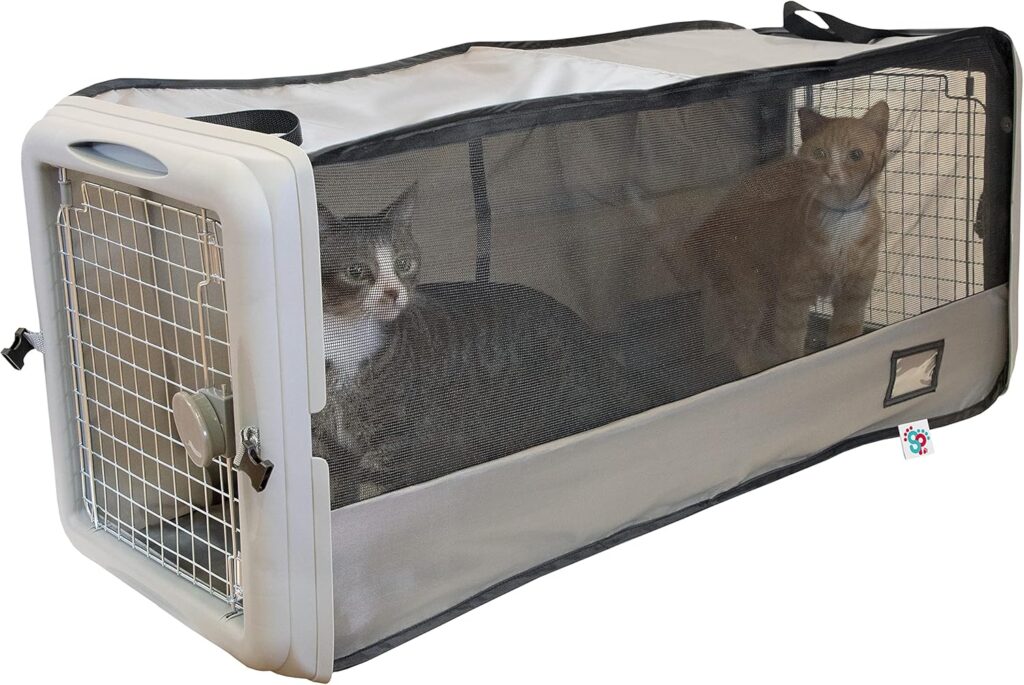 SPORT PET Large Pop Open Kennel, Portable Cat Cage Kennel, Waterproof Pet bed, Travel Litter Collection SPORT PET Large Pop Open Kennel, Portable Cat Cage Kennel, Waterproof Pet bed, Travel Litter Collection