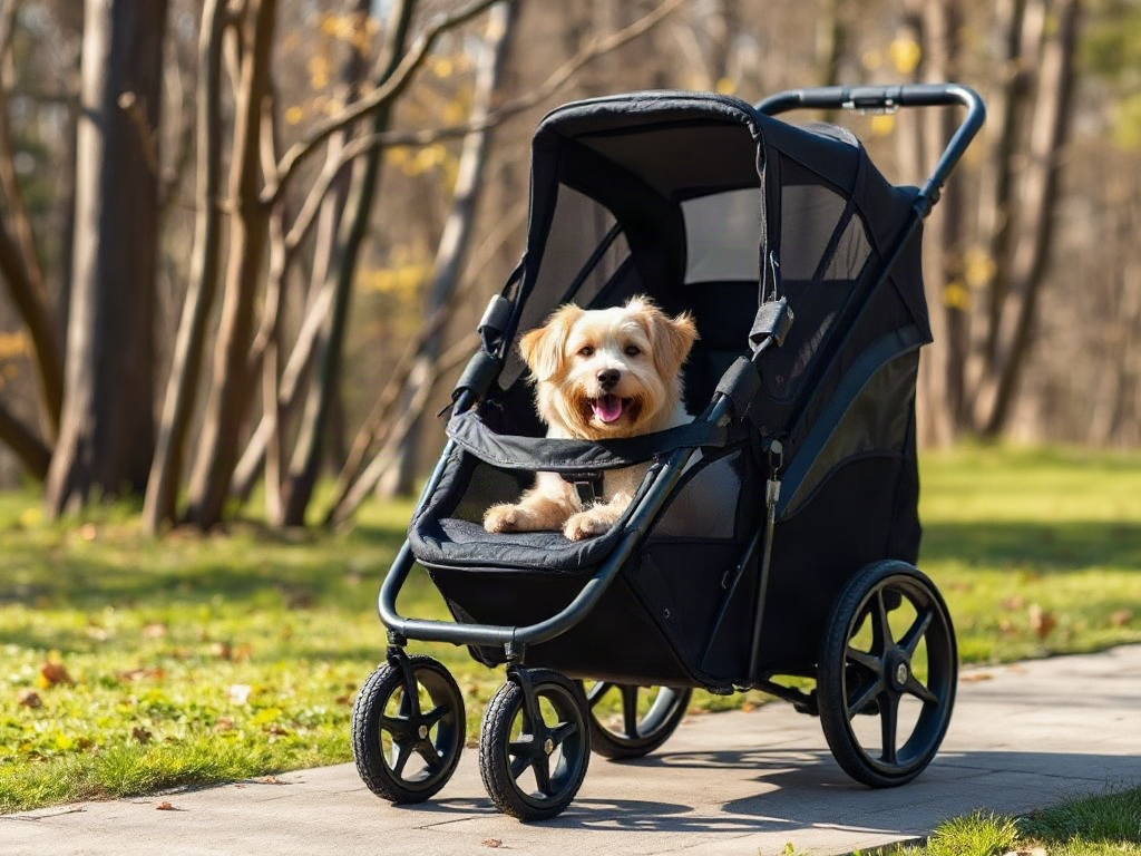 Dog strollers for mobility-limited travel companions