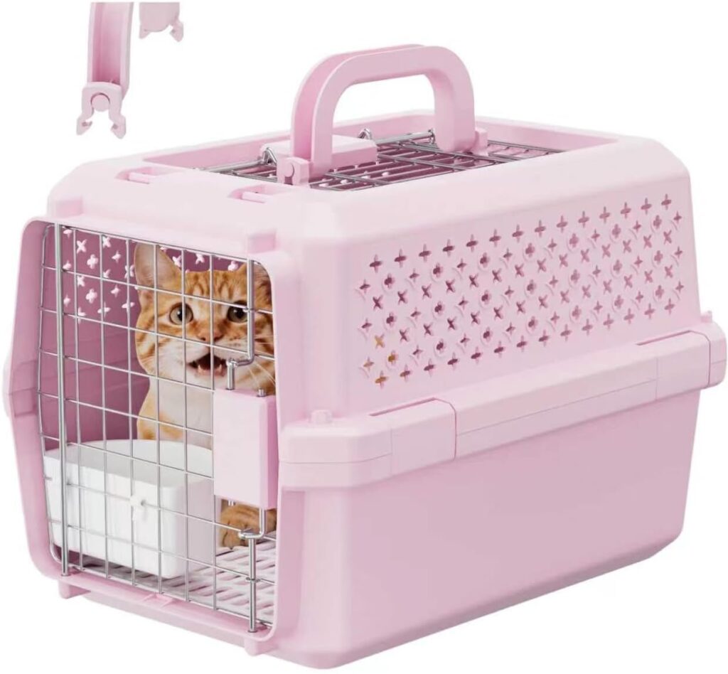 RIZZARI XS Hard Pet Carrier: Travel Crate for Small Cats & Dogs lbs review
