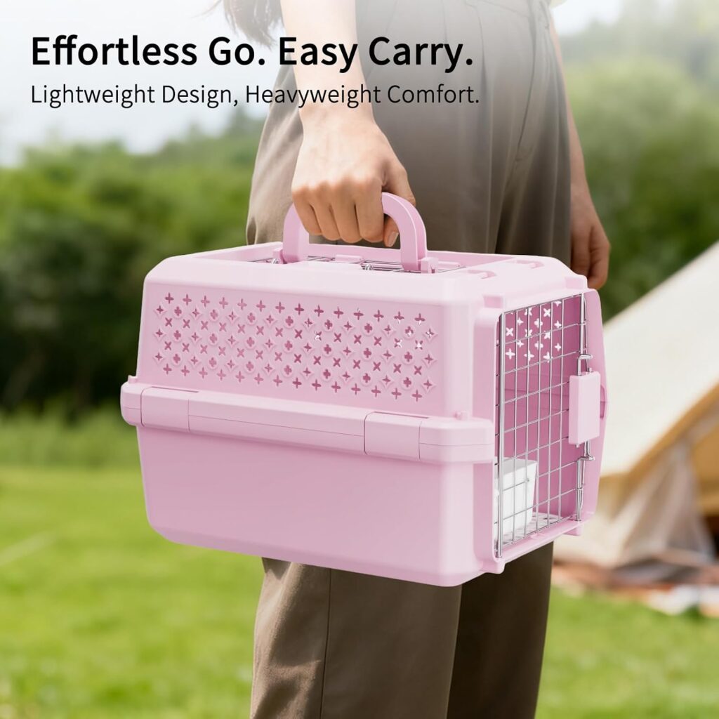 RIZZARI XS Hard Pet Carrier: Travel Crate for Small Cats & Dogs lbs review