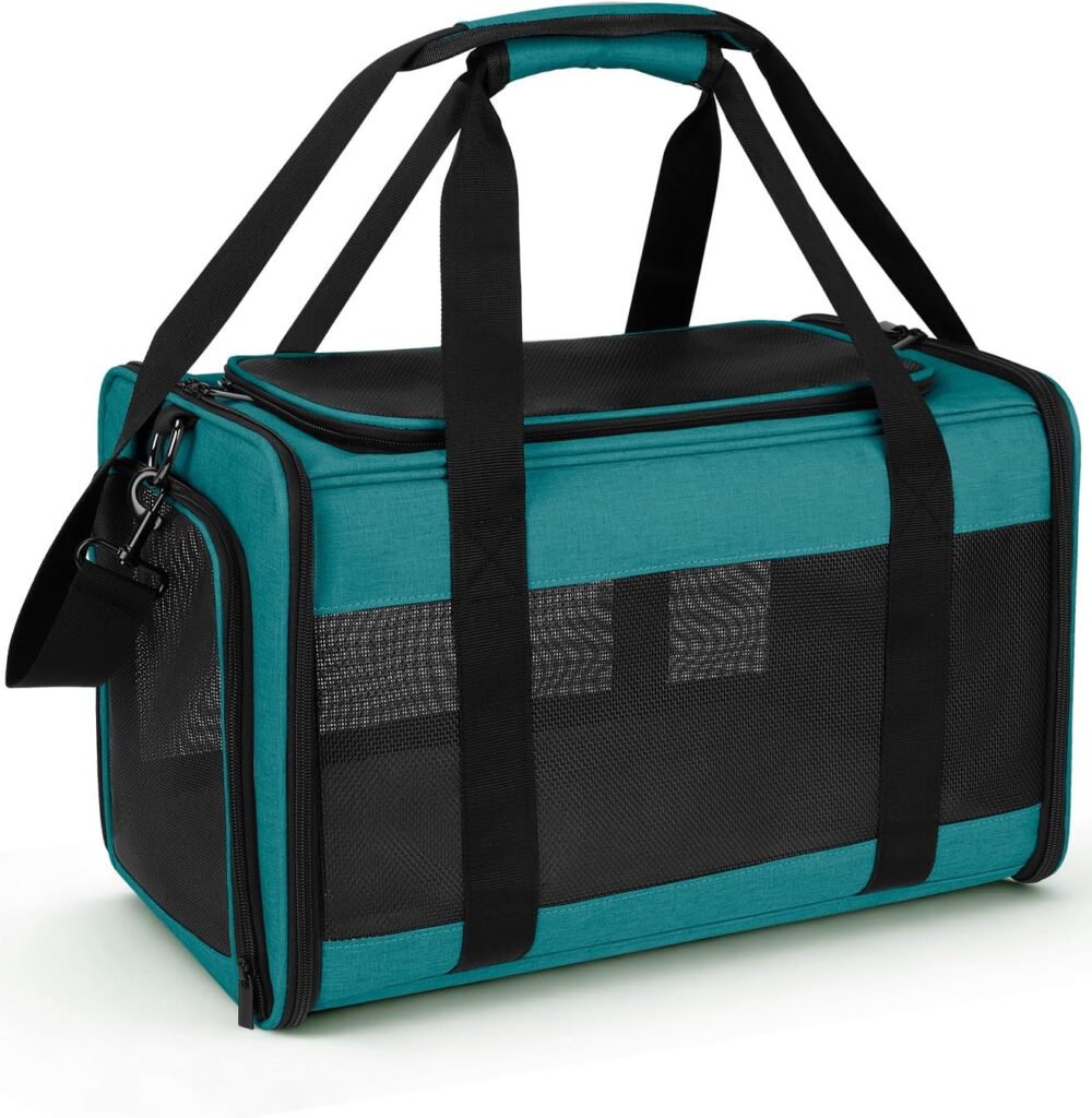 Hipubby Cat Carrier Dog Carrier for Pets Up to Lbs, Soft-Sided Pet Travel Carrier for Cats and Small Dogs, Airline