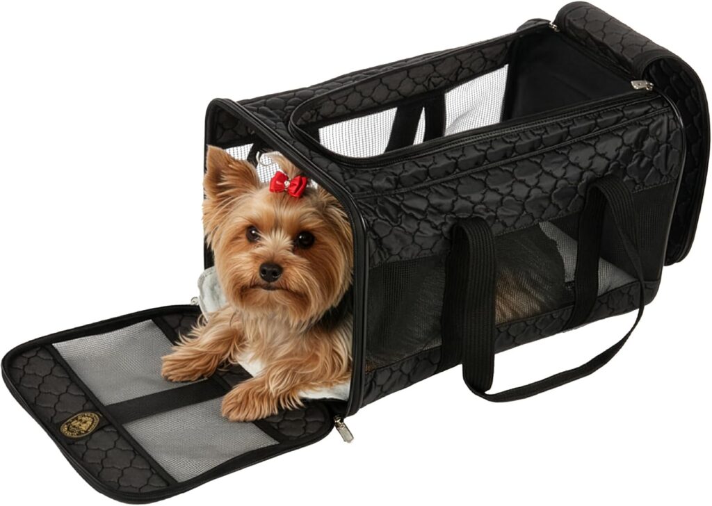 Sherpa Original Deluxe Travel Pet Carrier, Airline Approved & Guaranteed On Board - Charcoal Gray, Medium review