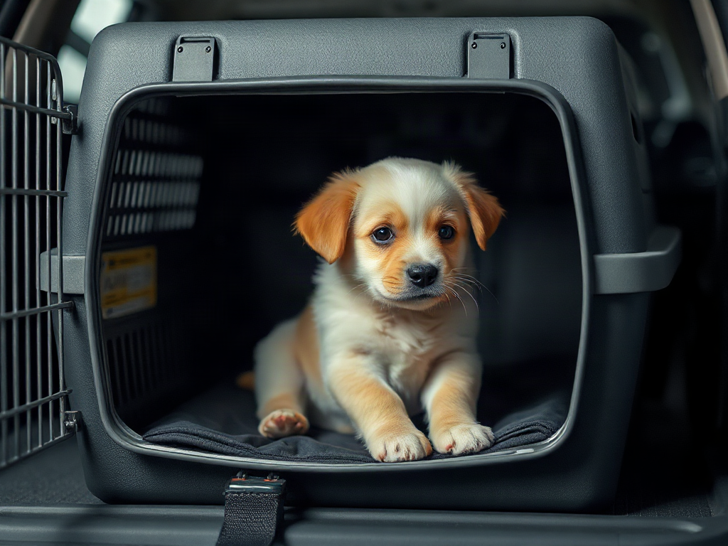 Travel Crates for Puppies During House Training: Timing Plan